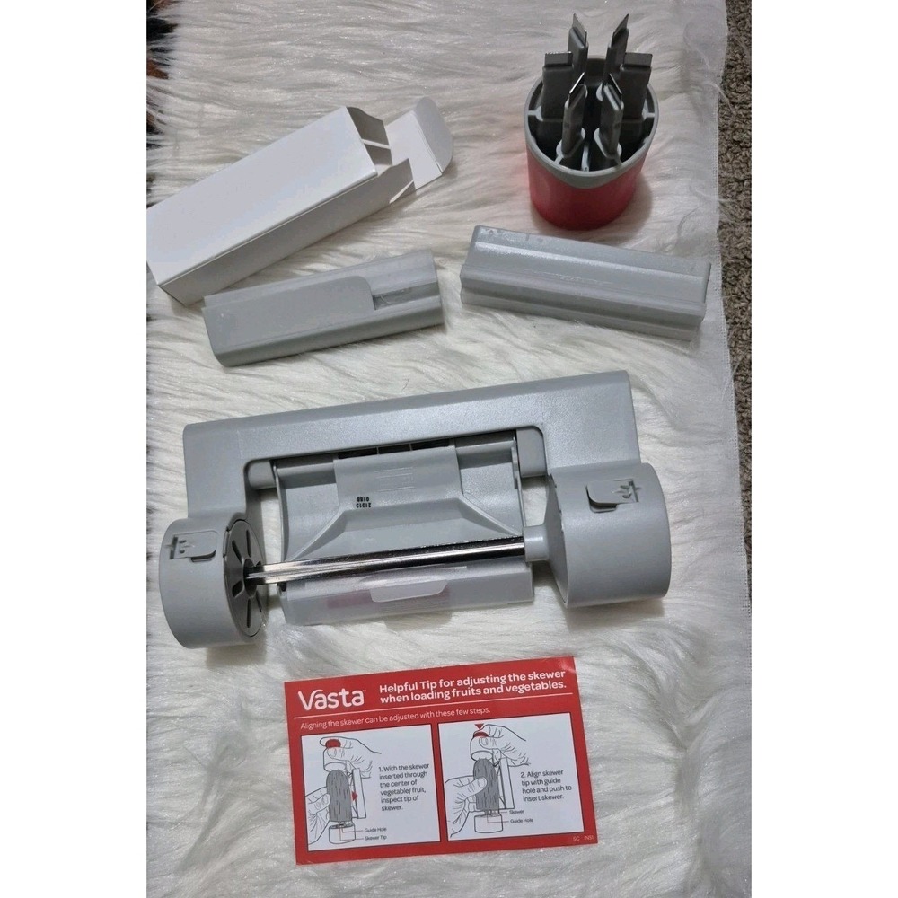 Vegetable & Fruit Sheet Slicer Spiralizer – As‎ Seen on TV  Keto & Healthy NIB
